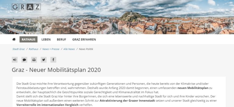 Gefälschter Mobilitätsplan in Graz – das steckt dahinter