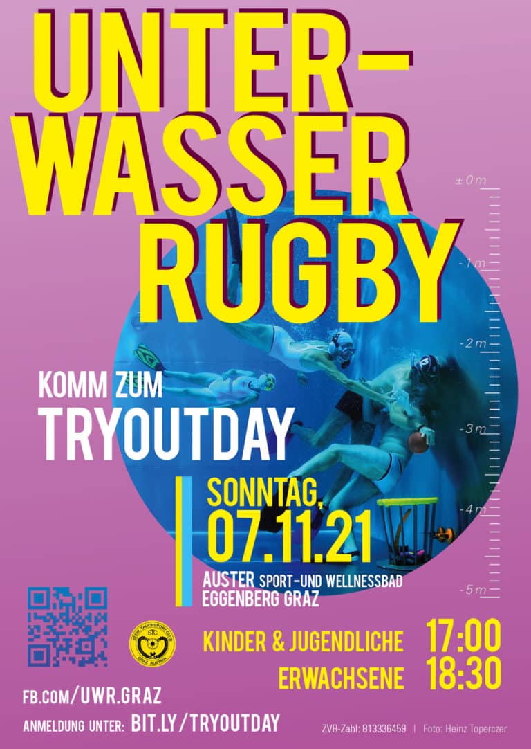 Tryoutday Unterwasser-Rugby – 7. November 2021